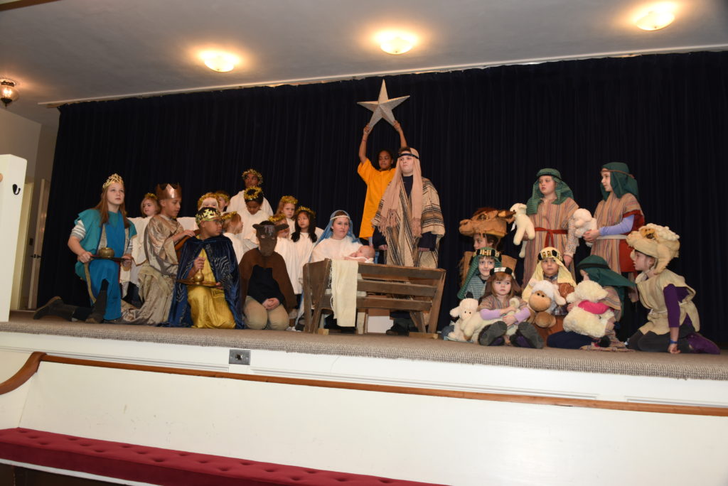 Youth in Christmas play